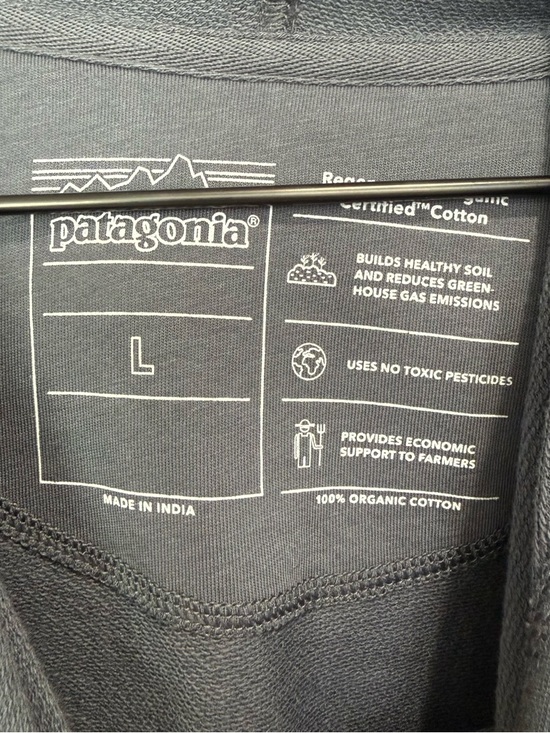 Patagonia Women's Regenerative Organic Certified Cotton Essential Hoodie Sz L - Picture 4 of 6